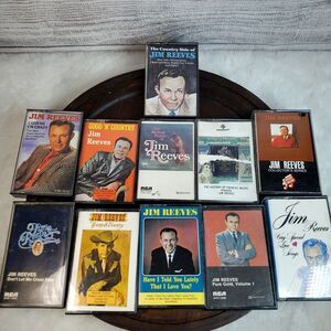 Jim Reeves Bundle Lot Of 11 Vintage RCA Cassette Tapes